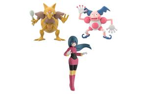 Pokémon Scale World, Johto Area, Naza+Yuki Kira+Magic Wall Doll Play Food Full Box 3 шт BANDAI, full box 3 pcs