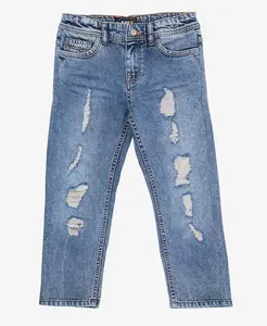 Джинсы для мальчика в стиле distressed размер 4-7 Raw X, синий