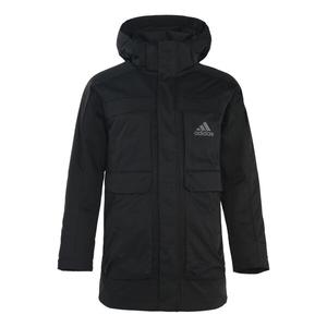Пуховик adidas Outdoor Sport Hood Down Jacket Men And Black, черный