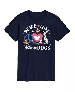 Мужская футболка с короткими рукавами Hybrid Apparel Disney Dogs AIRWAVES, синий