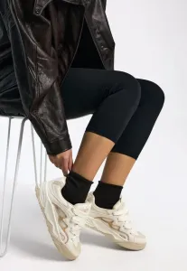 Массивные скейтбордистские ботинки Bershka, White