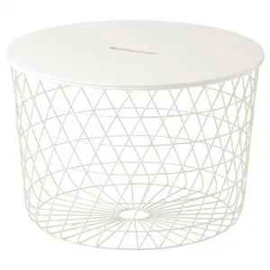 Столик для хранения, белый, 61 см, KVISTBRO IKEA