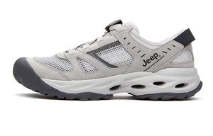 Ботинки для речного треккинга мужские светло-серые Jeep