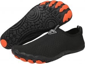Быстросохнущие водные туфли для босых ног Generic, черный