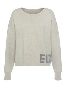 Пуловер ELBSAND, светло-серый