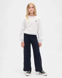 Широкие леггинсы для девочки Gap, темно-синий