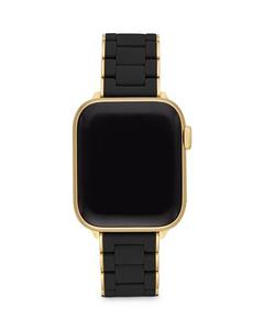 Apple Watch Сменный браслет в силиконовой оболочке, 38-49 мм MICHELE, цвет Black