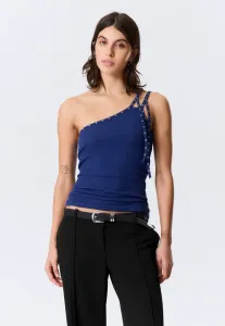 Топ с одним плечом Weekday, Royal Blue