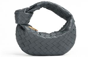 Сумка-кошелек JODIE из коровьей кожи Regular, женская, серая Bottega Veneta