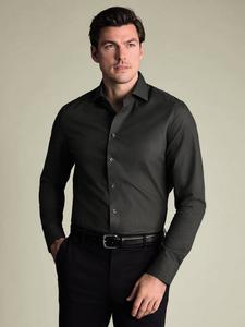 Рубашка с длинными рукавами из мягкого хлопка Charles Tyrwhitt, Dark Green