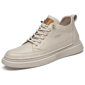 Dunnu Износостойкие противоскользящие низкие скейтерские кроссовки для мужчин с эффектом увеличения роста - бежевый, цвет Beige