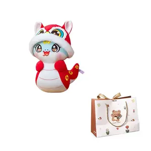 Креативная милая плюшевая кукла змейка высотой 20cm/25cm/32cm/40cm AZLCL, Cute Baby Snake[Blue]