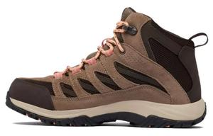 Износостойкие и водонепроницаемые высокие кроссовки для активного отдыха женские умбра Columbia