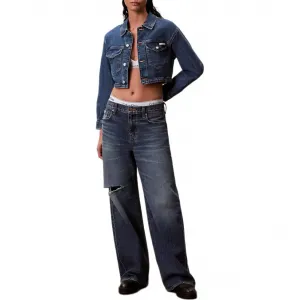 Джинсовая куртка женская Calvin Klein, синий