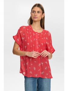 NÜMPH Блузка красного/разноцветного цвета