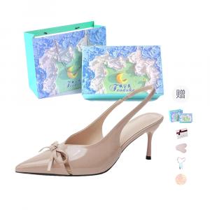 Женские туфли на высоком каблуке Feo Dvke, Nude