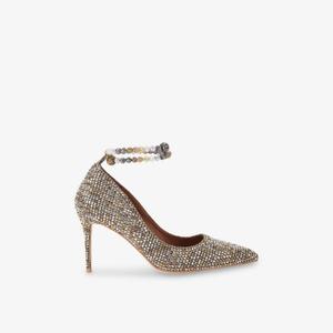 Туфли-лодочки Kurt Geiger London Belgravia на каблуке с узором, бежевый