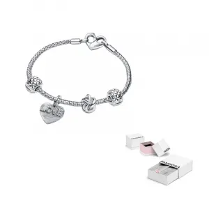 Pandora Серебряный браслет 925 пробы для женщин Silver