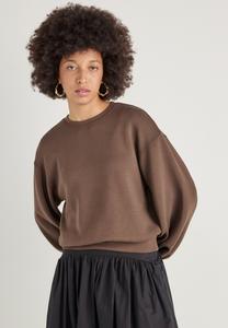 Толстовка MSCH Copenhagen Sweatshirt, Slate Black/Brown