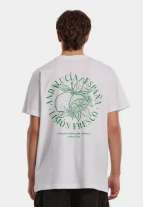 Andalucia espana limon fresco tee print tshirt Mister Tee, White