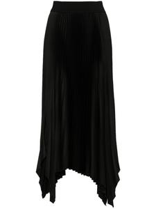JOSEPH плиссированная юбка Ade асимметричного кроя, черный