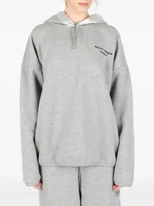 Худи с вышивкой логотипа Société Anonyme, серый