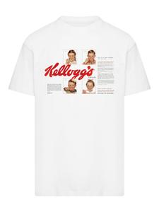Рубашка F4NT4STIC Kelloggs Corn Flakes Cereal Box Children Retro, белый