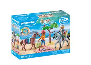 Playmobil, поездка на лошадях на пляж с Амелией и Беном