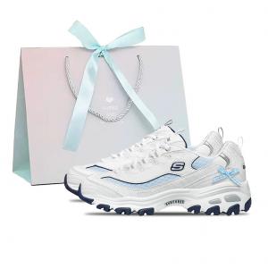 Skechers D'lites 1.0 Blue, Shopping Bag, низкие массивные кроссовки для женщин