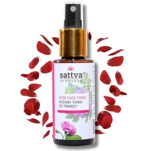Sattva Rose Water Face Spray Натуральный тоник для лица для зрелой и склонной к акне кожи 100 мл Sattva Ayurveda
