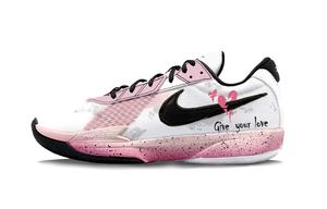 Nike Кроссовки баскетбольные low top unisex Air Zoom GT Cut Love Rose с амортизацией, устойчивые к истиранию и скольжению