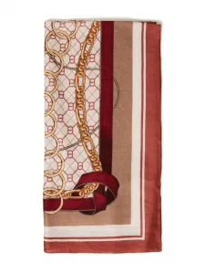 Платок с принтом TWINSET, розовый