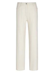 MADELEINE Джинсы Regular из шерсти белого цвета