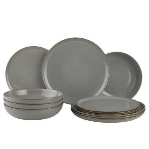 Набор посуды родной (12 предметов) Butlers, серый