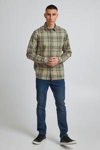 Рубашка !SOLID Langarm SDAlexx Check SH 21106808, бежевый