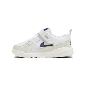 Низкие противоскользящие кроссовки Stadium 90 для малышей Jordan, белый/серый