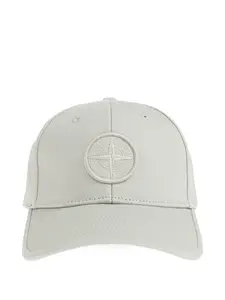 Бейсболка с мотивом компаса Stone Island Junior, серый