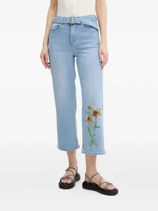 Вышитые джинсы Desigual, синий