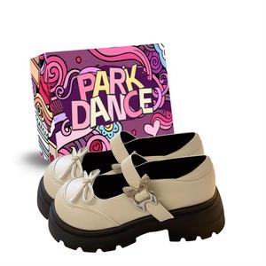 PARK DANCE Женские туфли Мэри Джейн на массивном каблуке A813 экрю (в коробке), цвет A813 Ecru (Box)