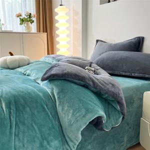 Disney Теплый зимний комплект одеяла из фланели, размер 150х200 см, вес 2,7 кг, двустороннее утолщенное фланелевое покрытие, съемный пододеяльник