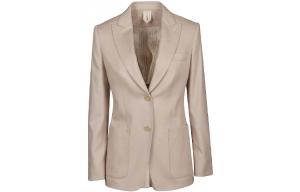 MaxMara Женский пиджак для делового костюма бежево-розовый, Beige Pink