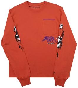 Лонгслив Chrome Hearts Matty Boy Sadistic Lipstick Long-Sleeve 'Red', красный