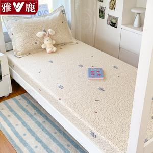 Yalu Простыня на резинке 200х220 см из чистого хлопка, влаговпитывающая и дышащая