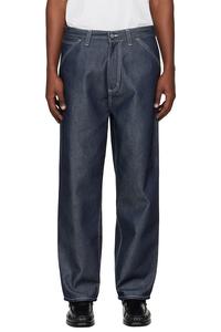 Carhartt Work In Progress Синие джинсы с одним коленом