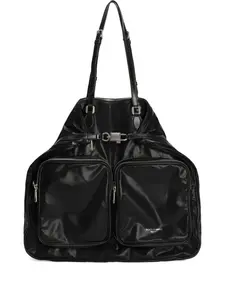 Сумка на плечо с карманом на молнии Dolce & Gabbana, черный