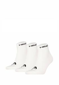 Спортивные носки UNISEX QUARTER 3ER PACK - ALL LOGO EINFARBIG Head, белый