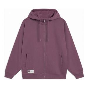 Толстовка с капюшоном с логотипом в китайском стиле Li-Ning, фиолетовый