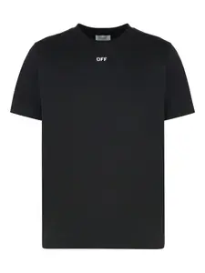 Футболка с принтом стрелы OFF-WHITE, черный