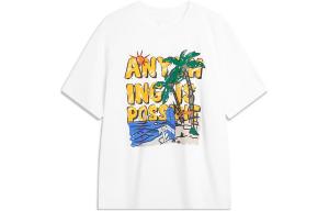 Li Ning Мужская футболка с подкладкой, Белый