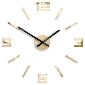 Настенные часы ModernClock Arabische, 50x50x4 см, золотой